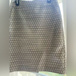 Charter Club Metallic Silver, Grey, Black Pencil Skirt Size 4. Good condition.